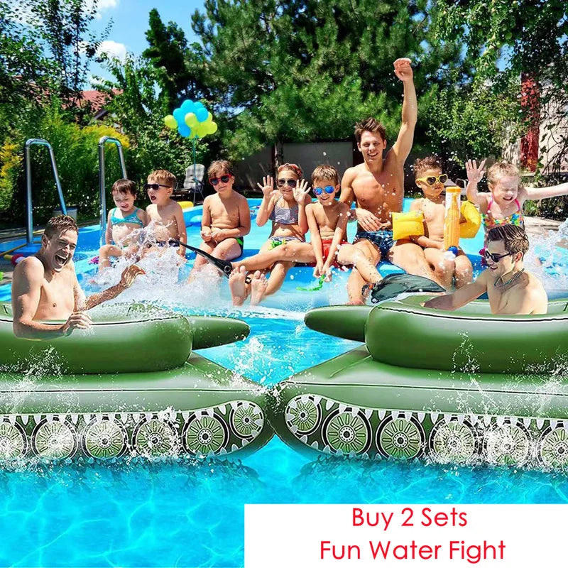 Giant Tank Watergun Pool Float for Kids & Adults by HitMyNeed