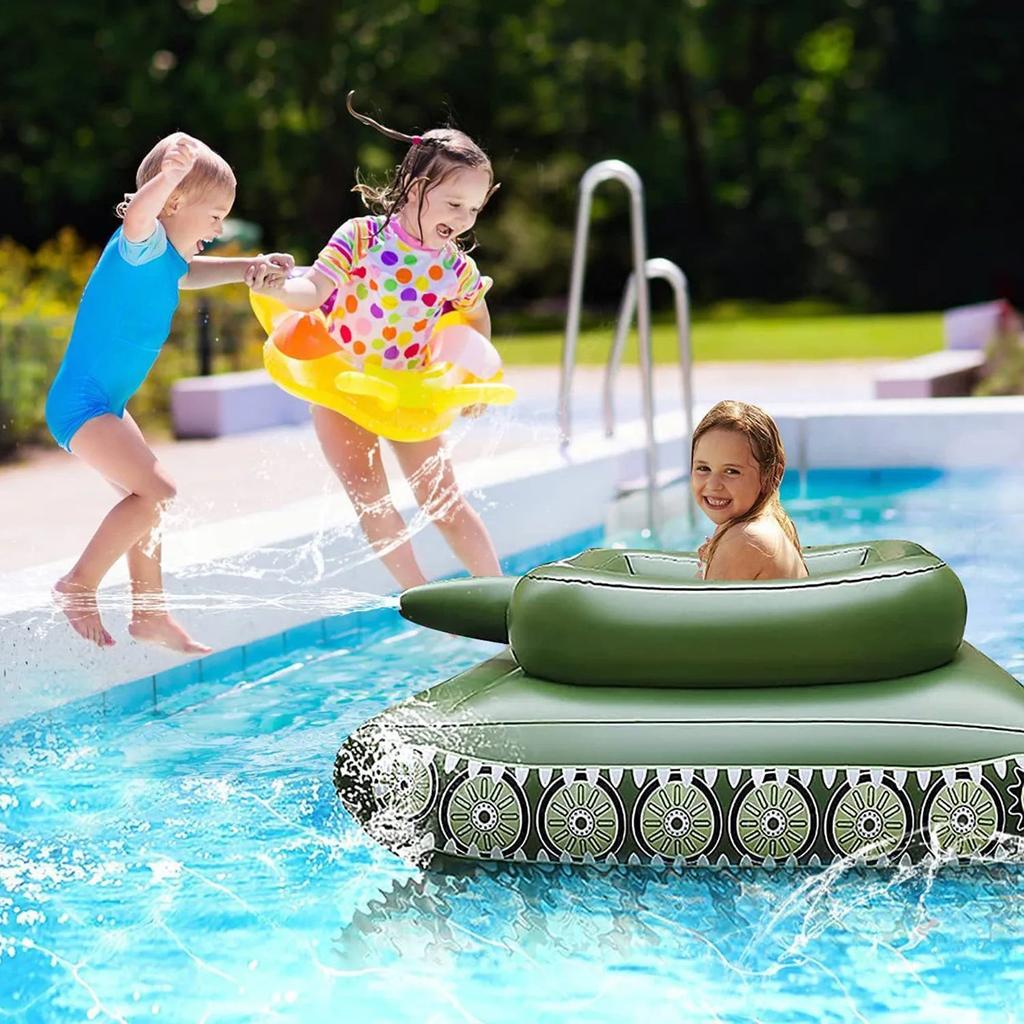 Giant Tank Watergun Pool Float for Kids & Adults by HitMyNeed