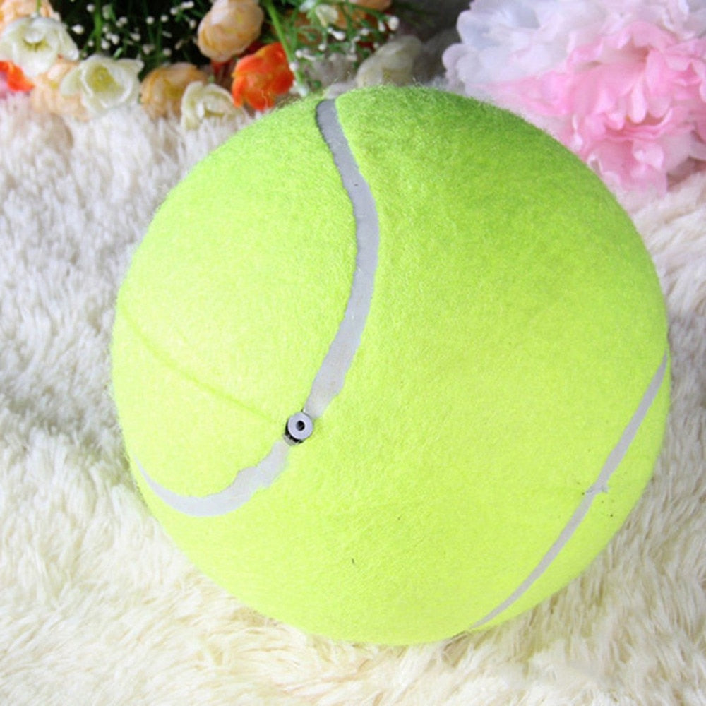 Giant Tennis Ball Dog Toy, 24 cm by HitMyNeed