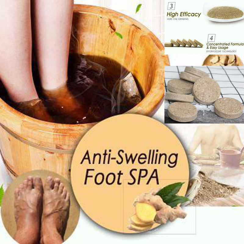Ginger Foot Soak Spa Tablets (10 Pack) by HitMyNeed