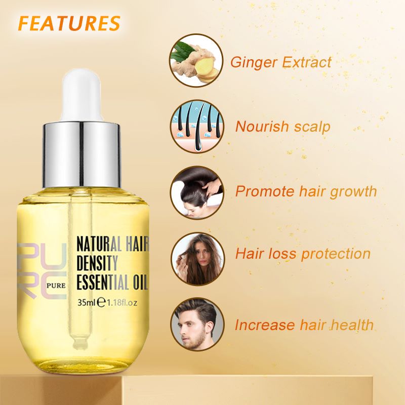 Ginger Hair Growth Oil for Thinning Hair 35ml by HitMyNeed