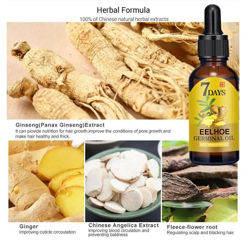 Ginger Hair Growth Serum for Thinning and Damaged Hair by HitMyNeed