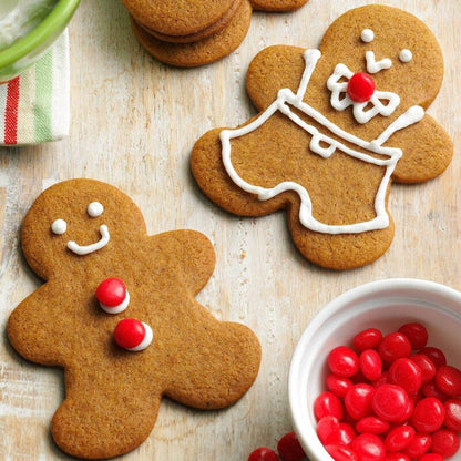Gingerbread Man Cookie Cutter 2-Piece Stainless Steel Set by HitMyNeed