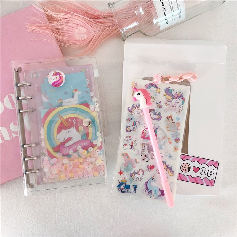 Girls A6 Spiral Journal Notebook Set with Accessories by HitMyNeed