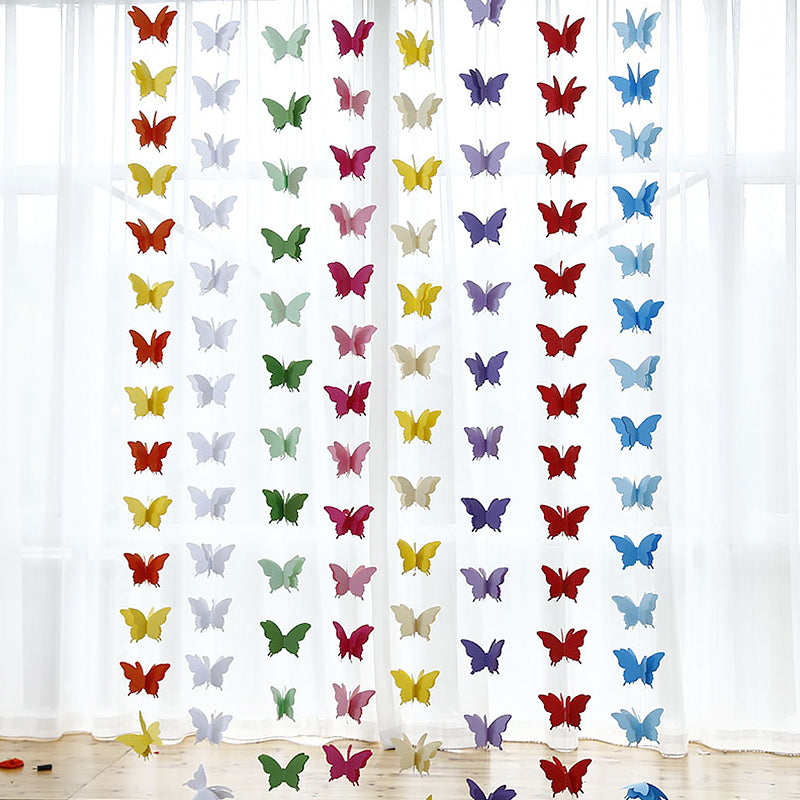 Girls Butterfly Hanging Garland 3D Paper Decoration by HitMyNeed