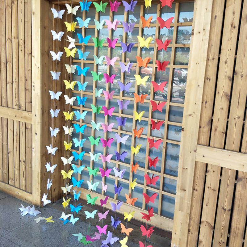 Girls Butterfly Hanging Garland 3D Paper Decoration by HitMyNeed