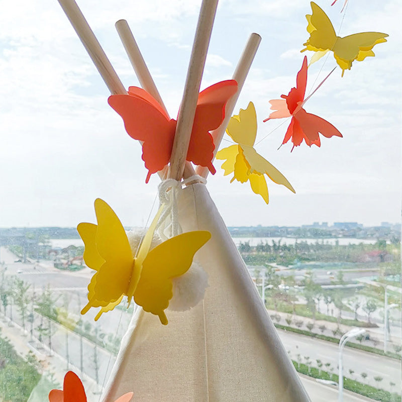 Girls Butterfly Hanging Garland 3D Paper Decoration c by HitMyNeed