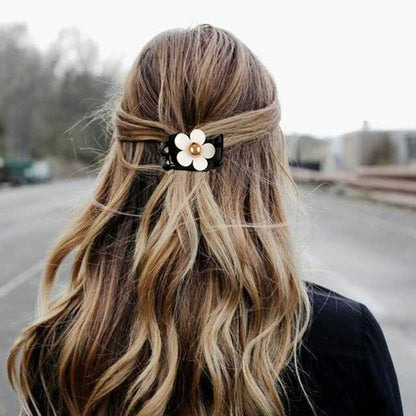 Girls Flower Hair Claw Clips Set (2 Pcs) by HitMyNeed