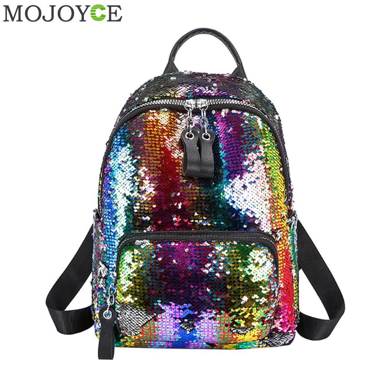 Girls Sequin Backpack with Soft Straps, 39cm multi by HitMyNeed