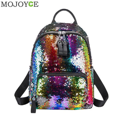 Girls Sequin Backpack with Soft Straps, 39cm multi by HitMyNeed