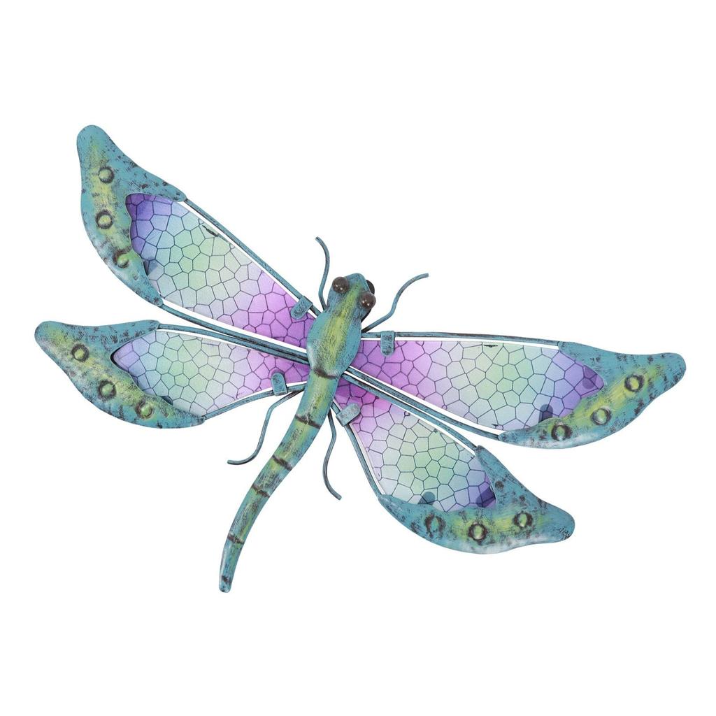 Glass and Metal Dragonfly Wall Art Decor by HitMyNeed