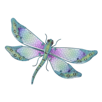 Glass and Metal Dragonfly Wall Art Decor by HitMyNeed
