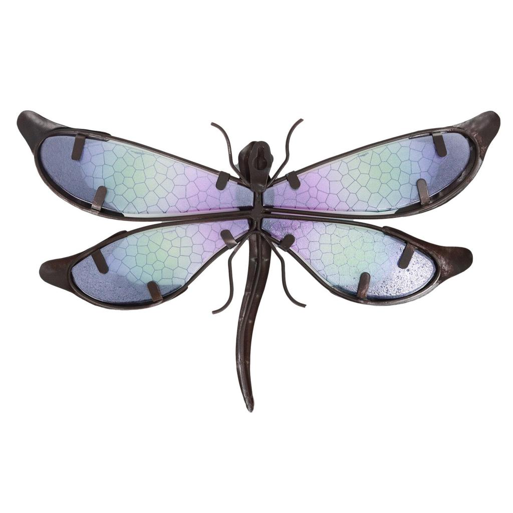 Glass and Metal Dragonfly Wall Art Decor by HitMyNeed