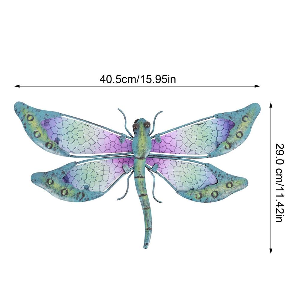 Glass and Metal Dragonfly Wall Art Decor by HitMyNeed