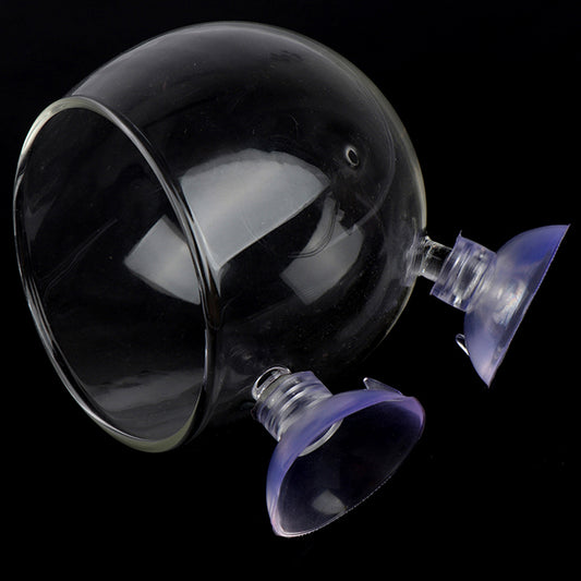 Glass Ball Aquarium Plant Pot with Suction Mount by HitMyNeed