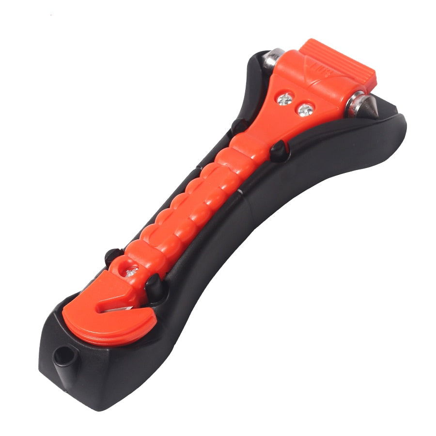 Glass Breaker Mini Safety Hammer with Seatbelt Cutter by HitMyNeed