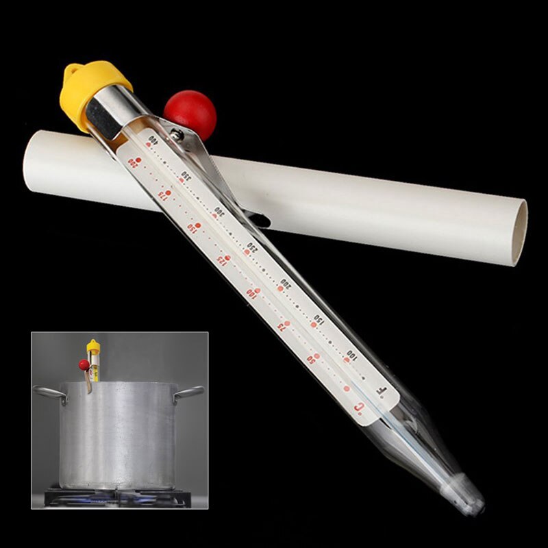Glass Candy Thermometer with Clip and Storage Case by HitMyNeed