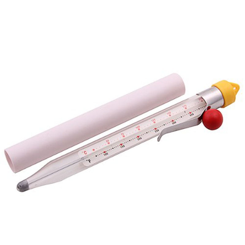 Glass Candy Thermometer with Clip and Storage Case by HitMyNeed