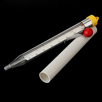 Glass Candy Thermometer with Clip and Storage Case by HitMyNeed