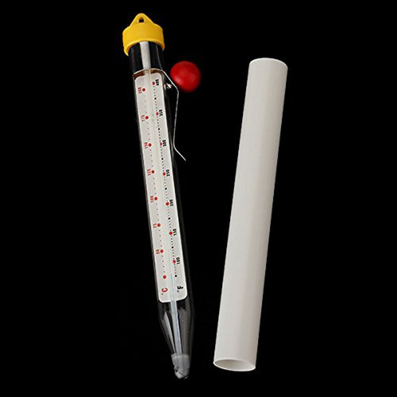 Glass Candy Thermometer with Clip and Storage Case by HitMyNeed