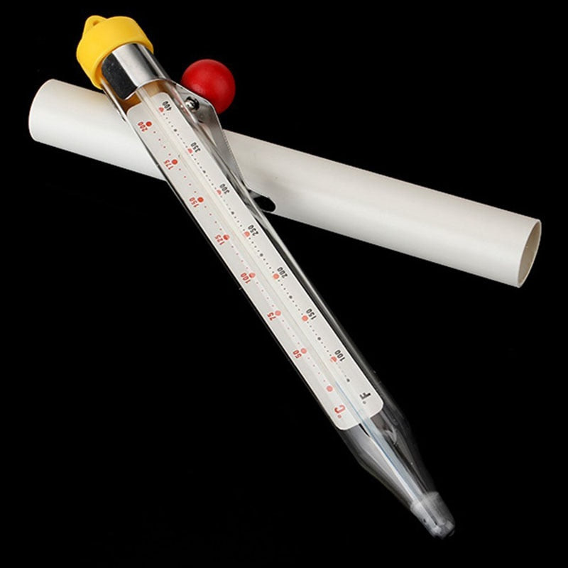 Glass Candy Thermometer with Clip and Storage Case by HitMyNeed