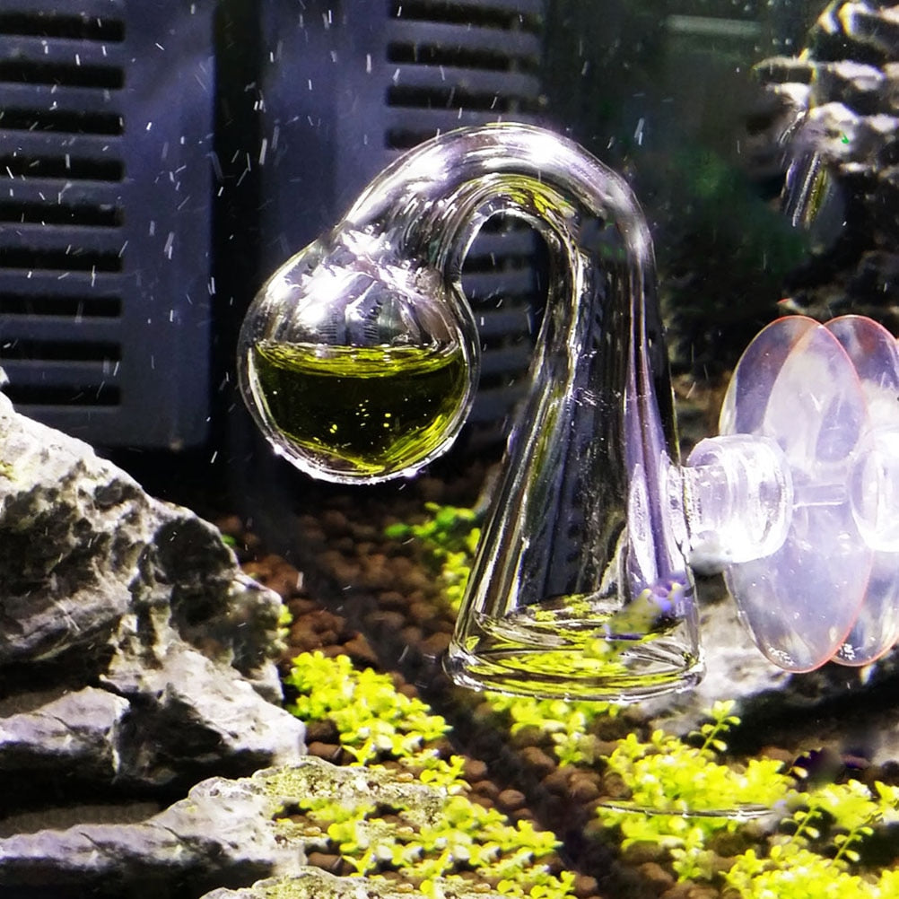 Glass CO2 Indicator for Aquariums with Suction Cup by HitMyNeed