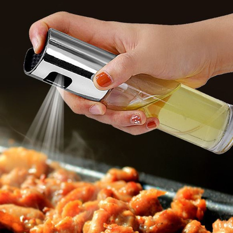 Glass Cooking Oil Spray Bottle for Kitchen & Grill by HitMyNeed