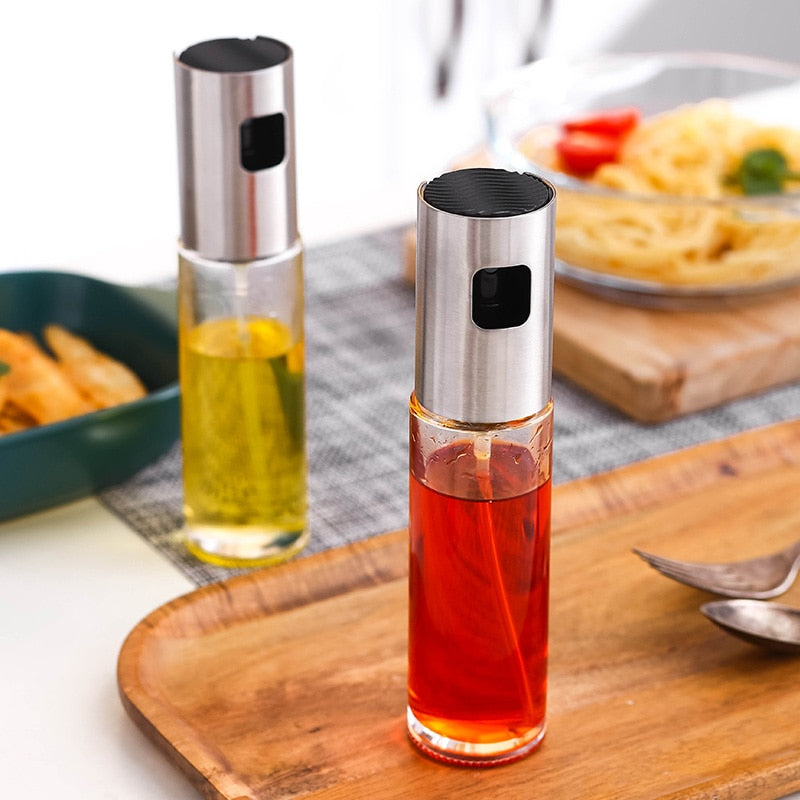 Glass Cooking Oil Spray Bottle for Kitchen & Grill by HitMyNeed