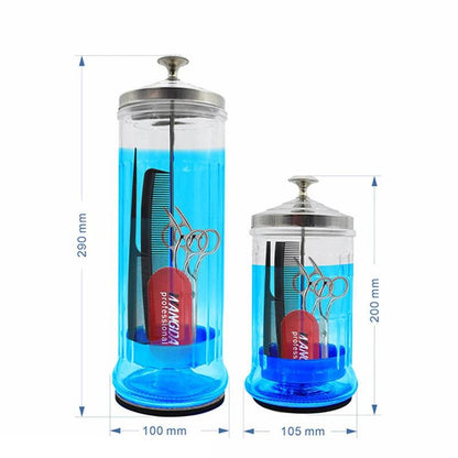 Glass Disinfection Jar for Salon Tools 1000-1500ml by HitMyNeed