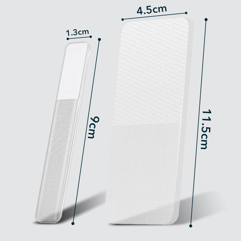 Glass Foot File Set for Callus & Dead Skin Removal by HitMyNeed