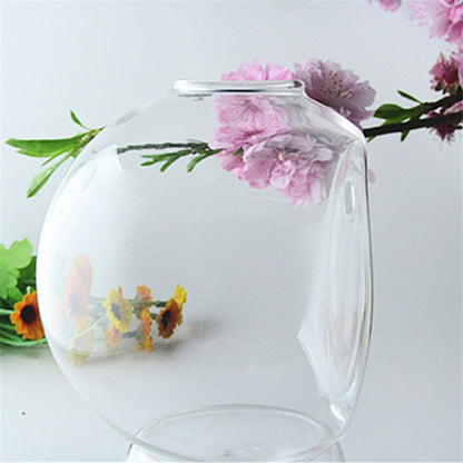 Glass Hanging Plant Pot Wall Decor 10cm by HitMyNeed