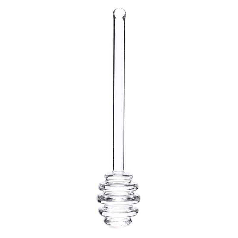 Glass Honey Drizzler Syrup Dipper 15cm by HitMyNeed