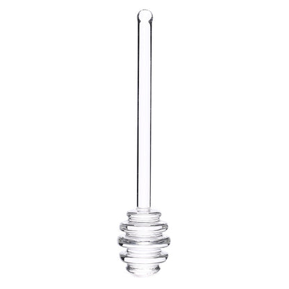 Glass Honey Drizzler Syrup Dipper 15cm by HitMyNeed