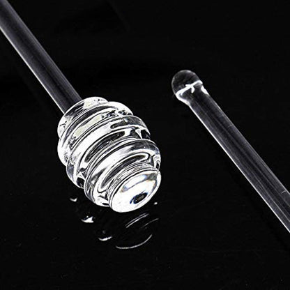 Glass Honey Drizzler Syrup Dipper 15cm by HitMyNeed