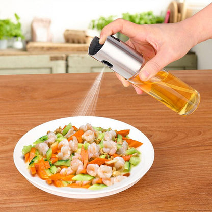 Glass Oil Spray Bottle for Cooking and Salad Dressings by HitMyNeed