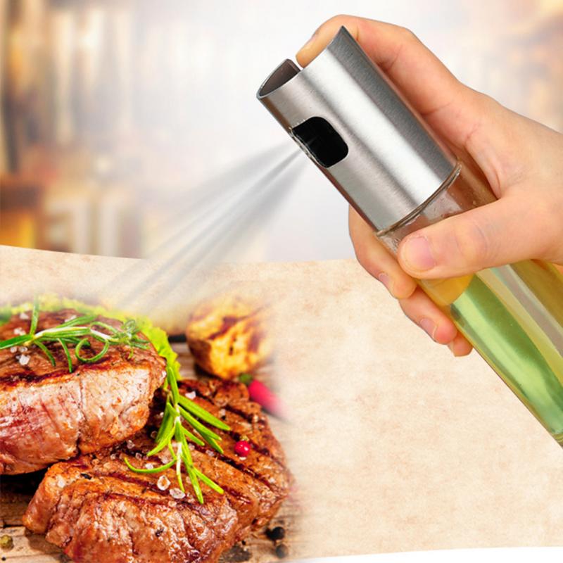 Glass Oil Spray Bottle for Cooking and Salad Dressings by HitMyNeed