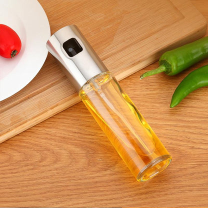 Glass Oil Spray Bottle for Cooking and Salad Dressings by HitMyNeed