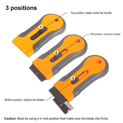 Glass Scraper Sticker Remover with 10 Blades by HitMyNeed