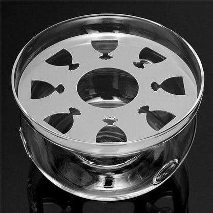 Glass Teapot Warmer Heat-Resistant Borosilicate Base by HitMyNeed