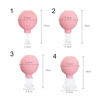 Glass Vacuum Cupping Massage Cup for Face & Body by HitMyNeed