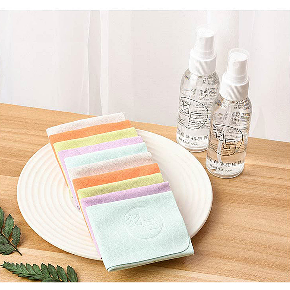 Glasses Cleaning Microfiber Cloth Set (10 Pack) by HitMyNeed