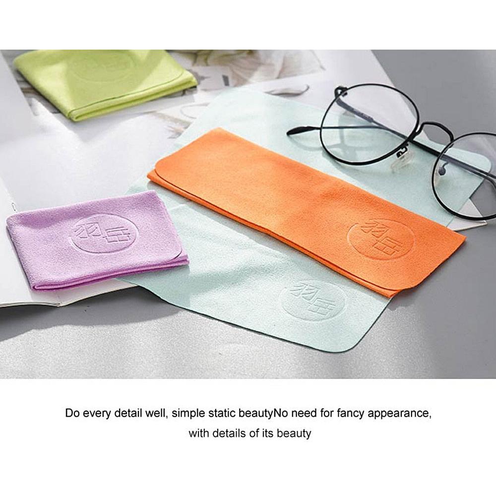 Glasses Cleaning Microfiber Cloth Set (10 Pack) by HitMyNeed
