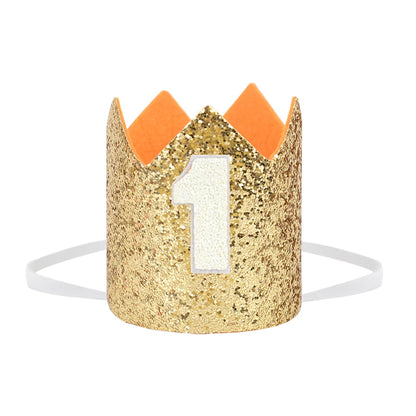 Glitter First Birthday Party Hat for Babies b by HitMyNeed