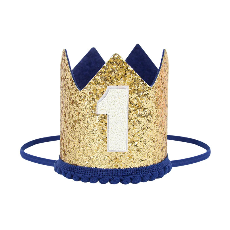 Glitter First Birthday Party Hat for Babies c by HitMyNeed