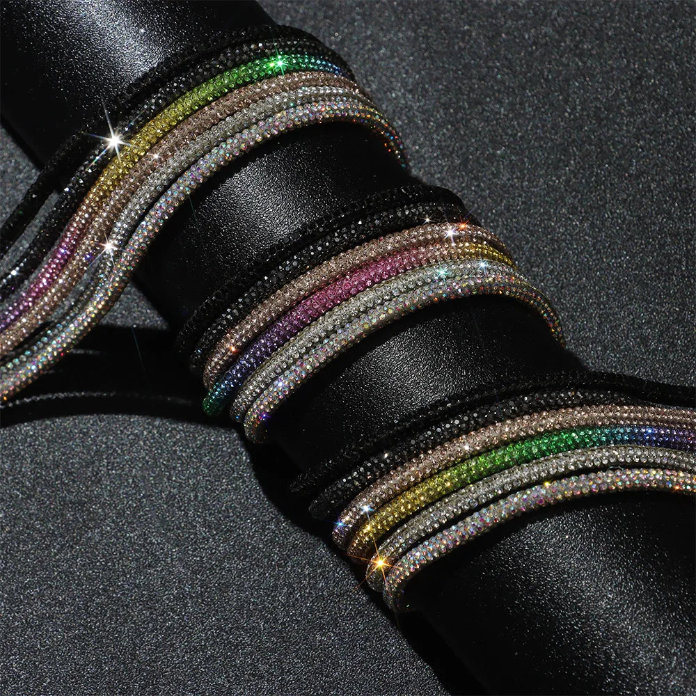Glitter Rhinestone Shoelaces for Sports & Fashion Shoes by HitMyNeed