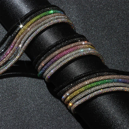 Glitter Rhinestone Shoelaces for Sports & Fashion Shoes by HitMyNeed