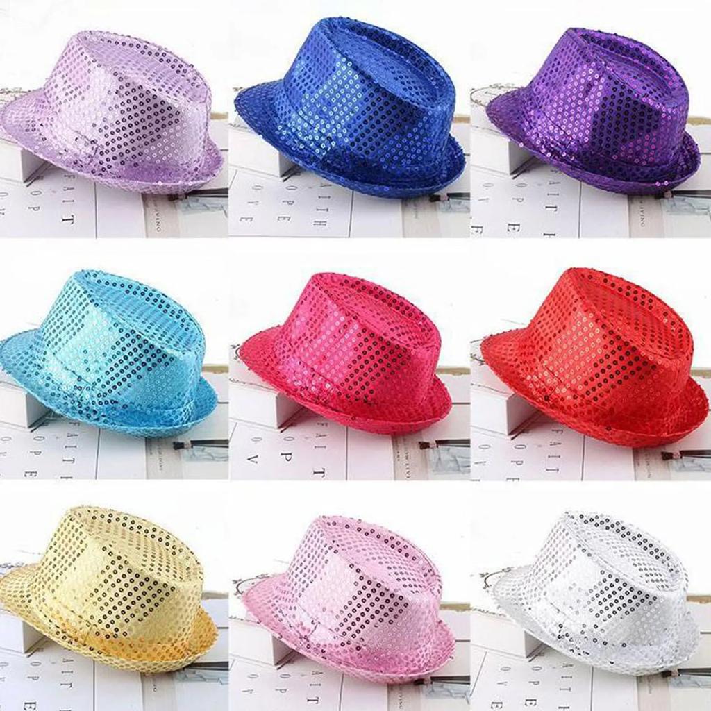Glitter Sequin Costume Hat for Parties & Events by HitMyNeed