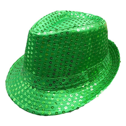 Glitter Sequin Costume Hat for Parties & Events green by HitMyNeed