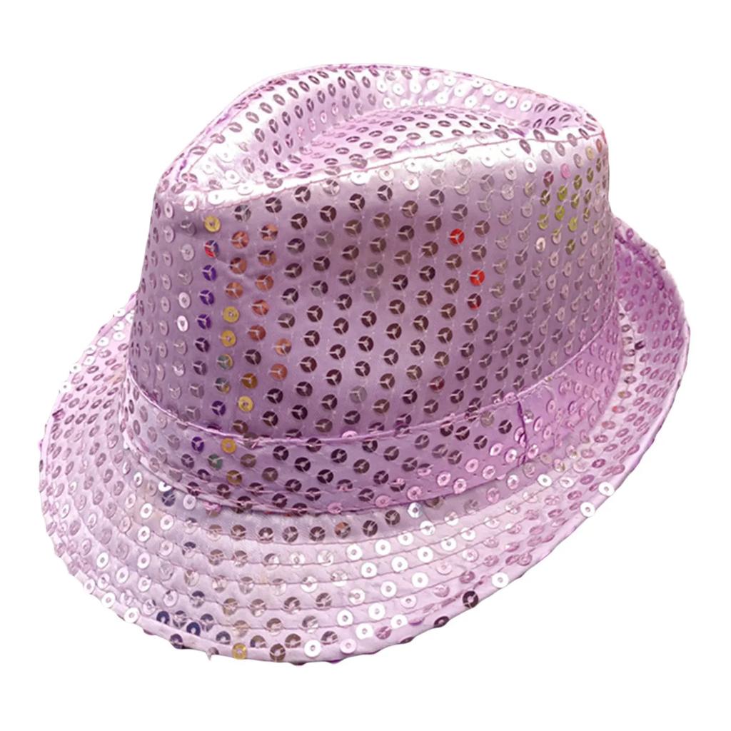 Glitter Sequin Costume Hat for Parties & Events violet-%e7%b4%ab%e7%bd%97%e5%85%b0 by HitMyNeed
