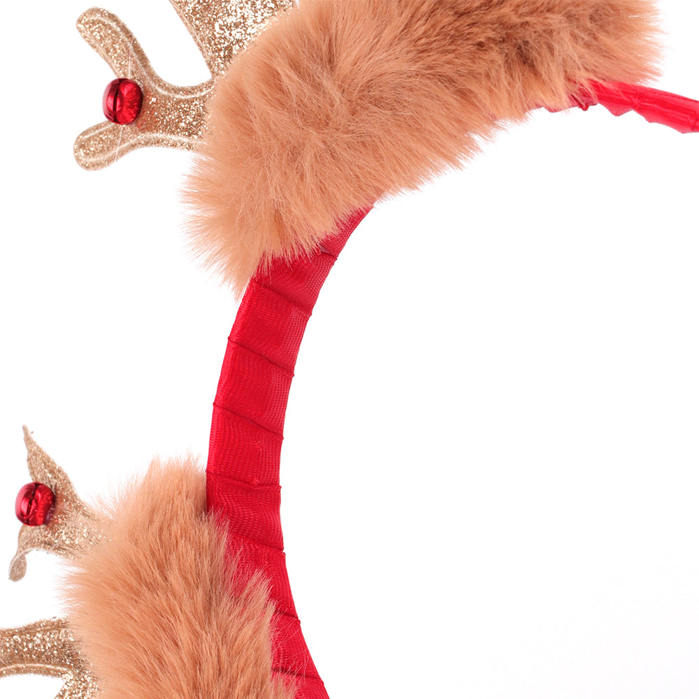 Glittery Christmas Reindeer Antler Headband by HitMyNeed
